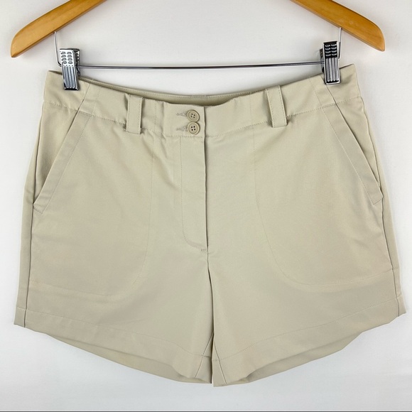 NWOT | NikeGolf Cream Dri-Fit High-Rise Women’s Shorts - Picture 3 of 14